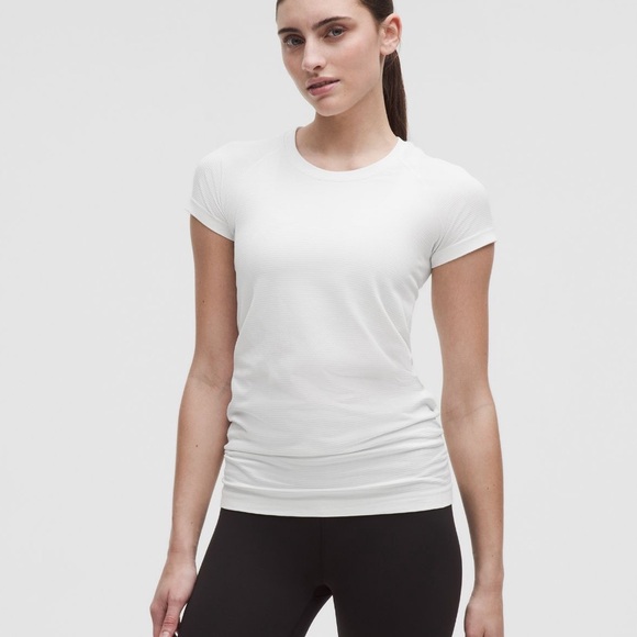 lululemon athletica Tops - Lululemon Swiftly Tech Short Sleeve Tee - White 6